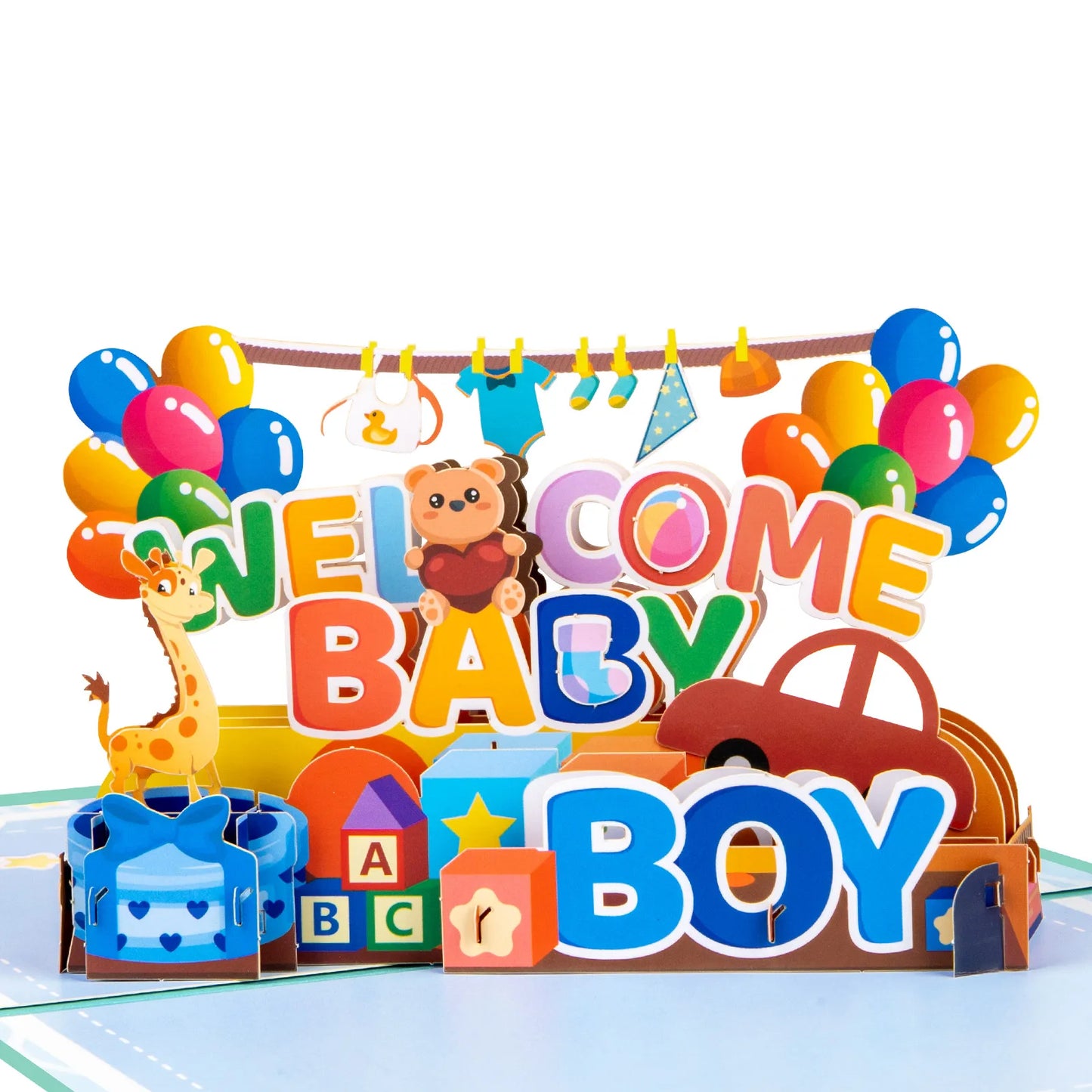Welcome Baby Pop-Up Celebration Card