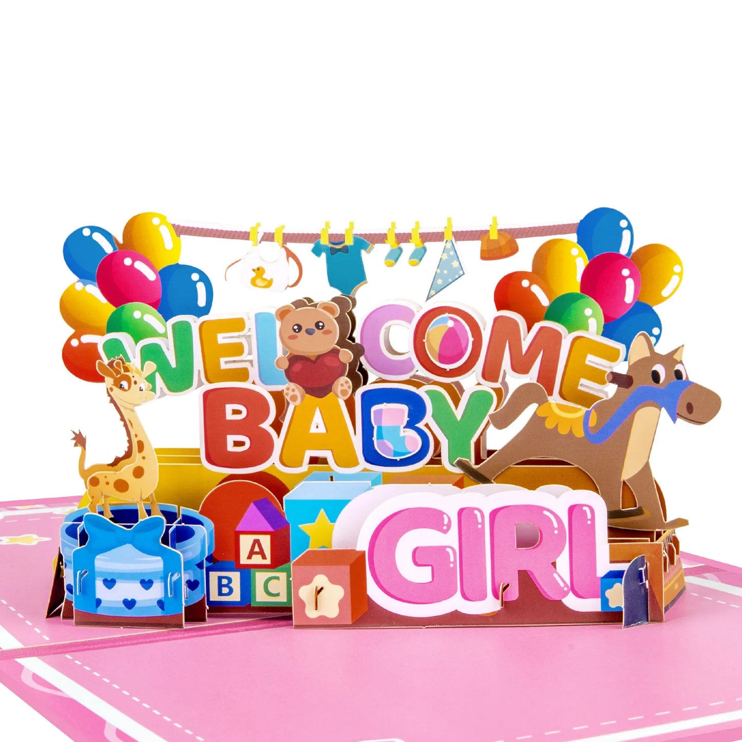 Welcome Baby Pop-Up Celebration Card