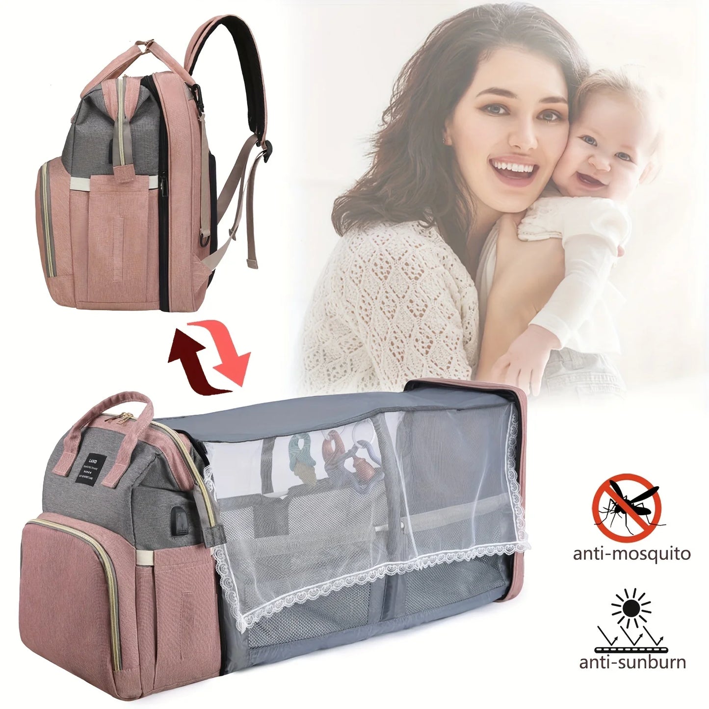 DreamTrip™ Diaper Bag & Travel Backpack