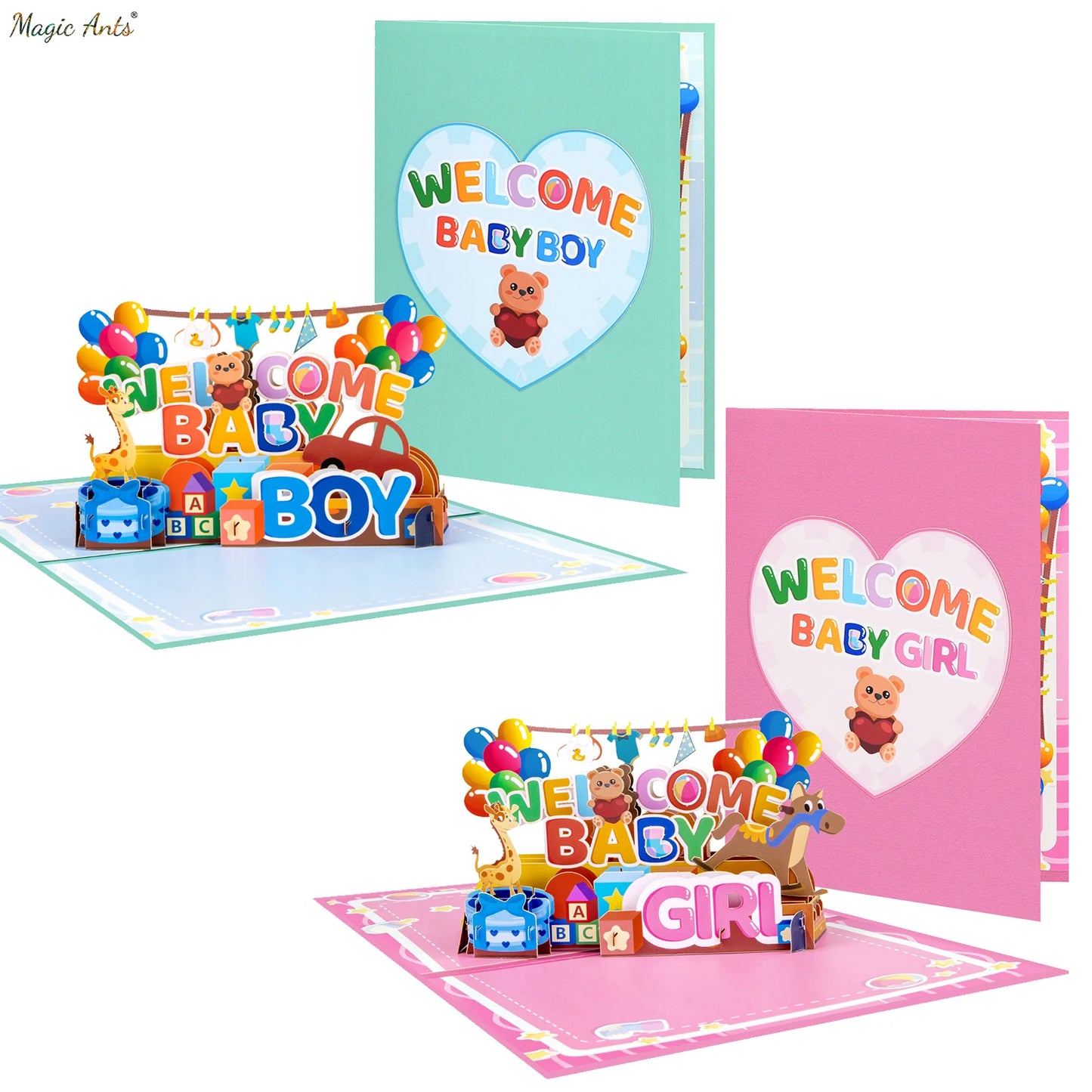 Welcome Baby Pop-Up Celebration Card